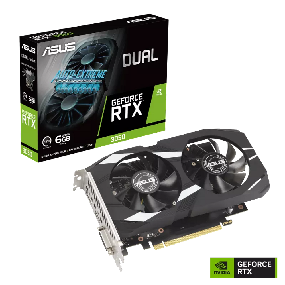 ASUS Dual GeForce RTX 3050 6GB GDDR6
