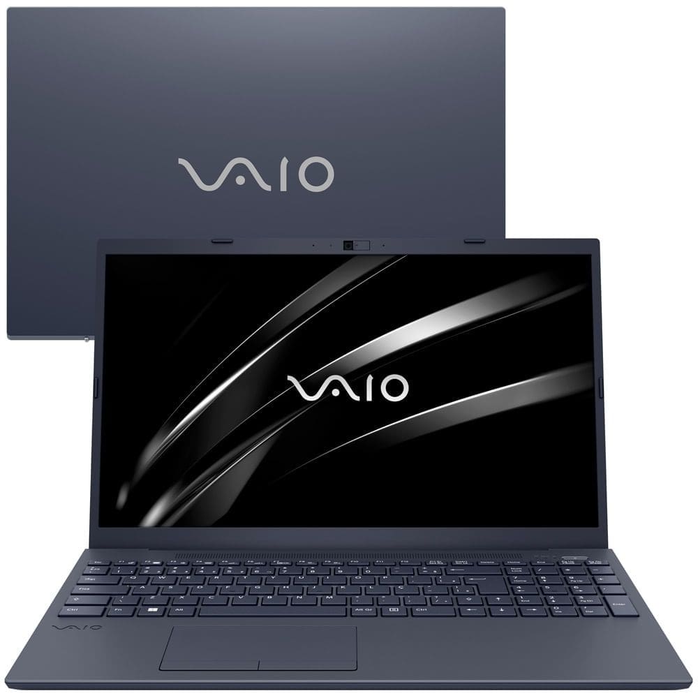 Notebook VAIO® FE15 AMD® Ryzen 7- 5700U Linux 16GB RAM  512GB SSD 15,6`` Full HD - Cinza Grafite