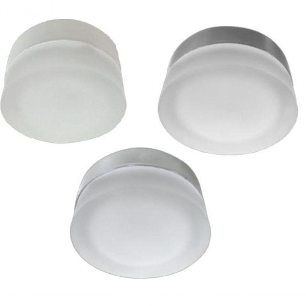 Arandela E Spot Sobrepor Super Led 3w Cor Produto Aço Escovado Cor Da Luz Branco-frio