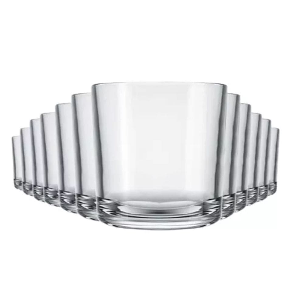 Jogo 6 Copos Vidro Bar Roks 265Ml