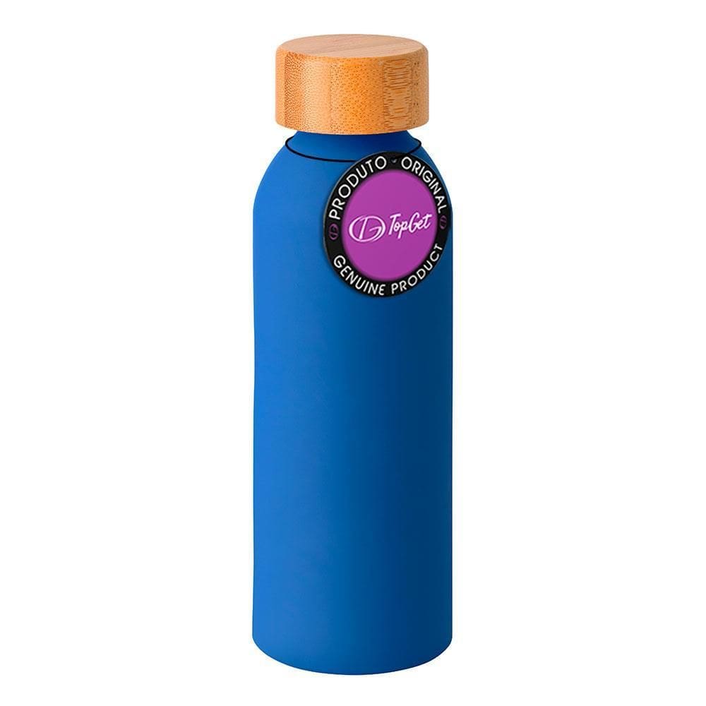 Garrafa Em Alumínio 550 Ml Emborrachado Move Topget - Azul
