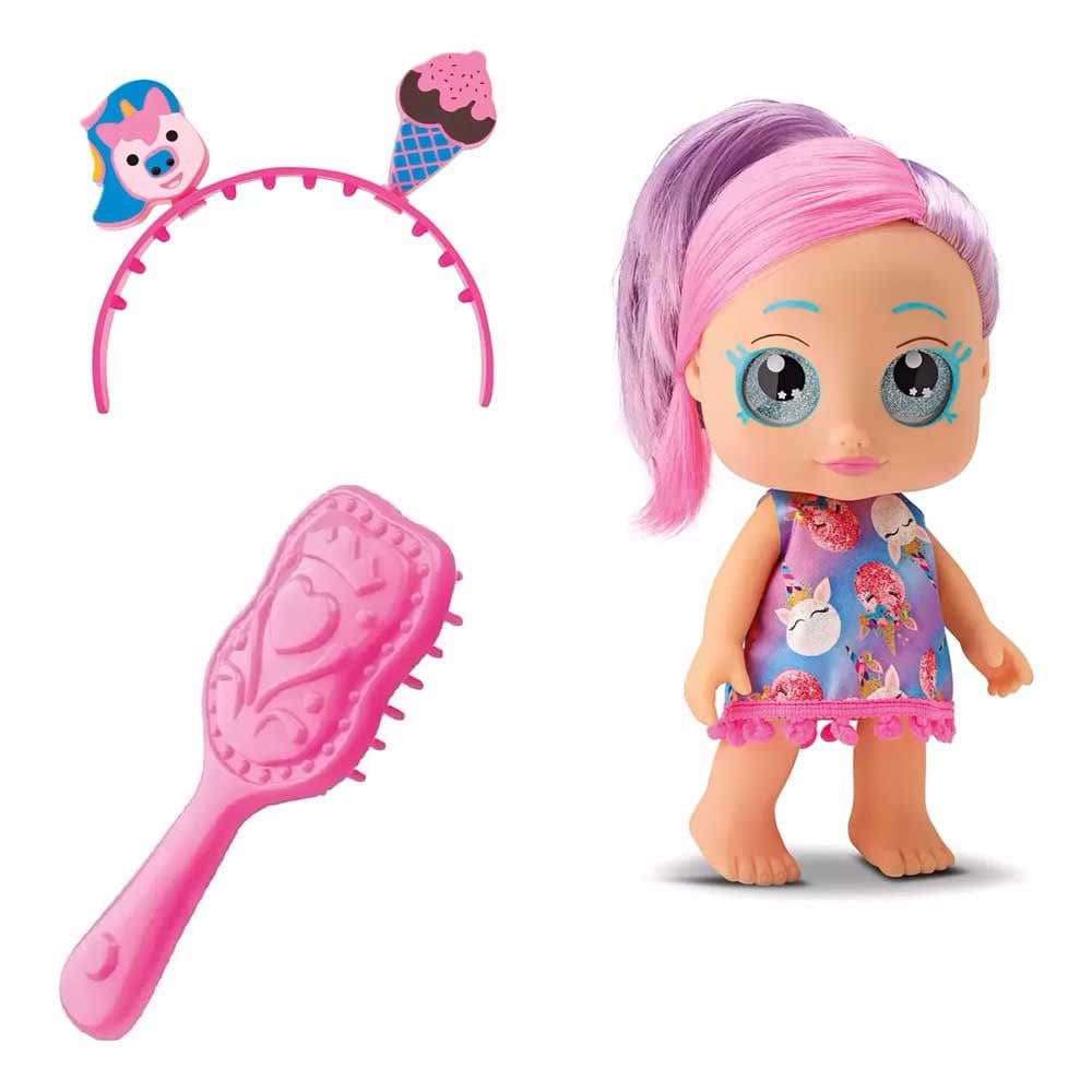 Boneca de Vinil - My Little Glitter - Penteados - Divertoys