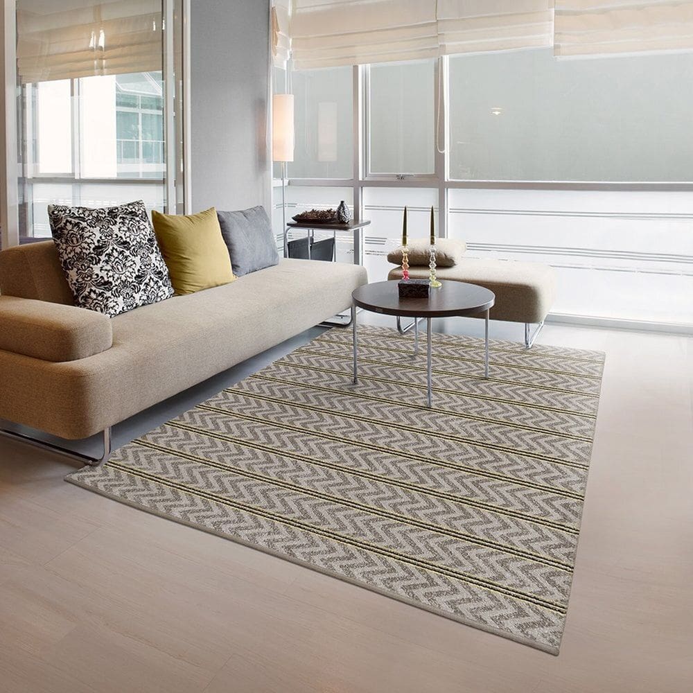 Tapete 150x200cm Belvedere Sala de Estar Bege