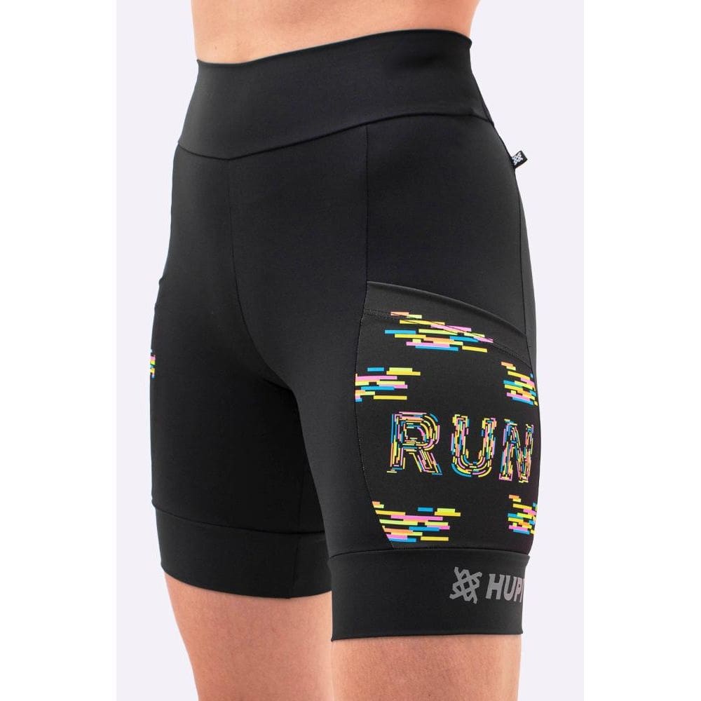 Bermuda Compressão Feminina HUPI Run Longa Colors