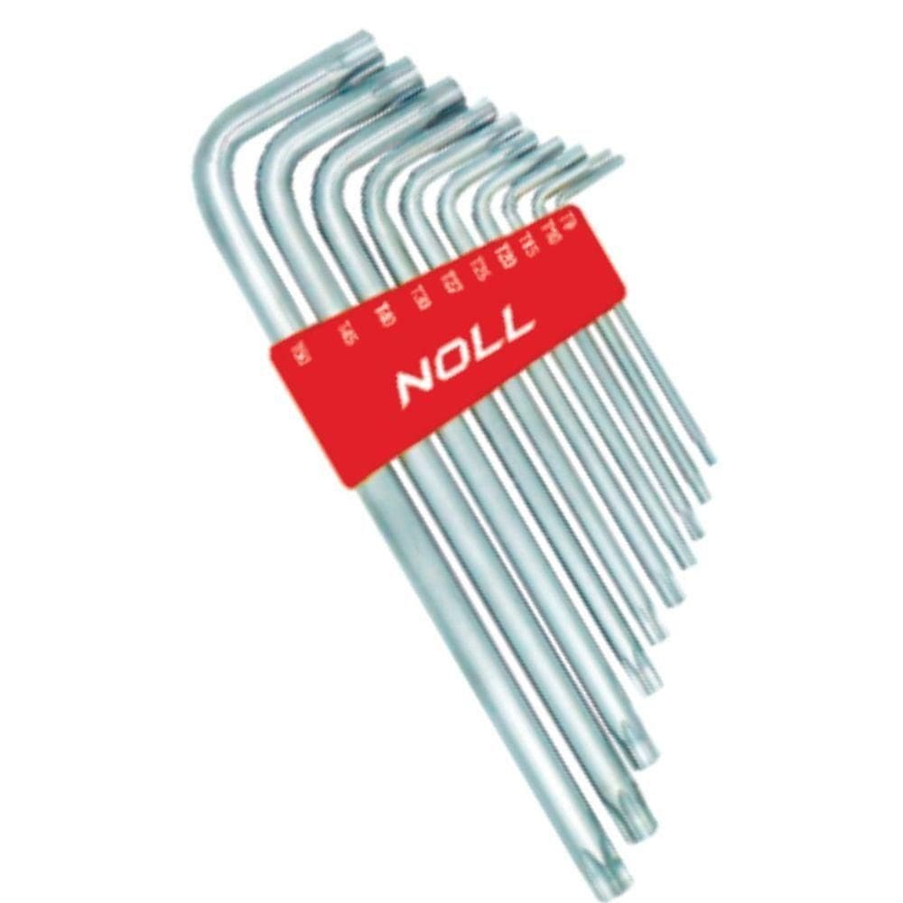 Jogo De Chaves Torx Longas - 10 Peças - Noll