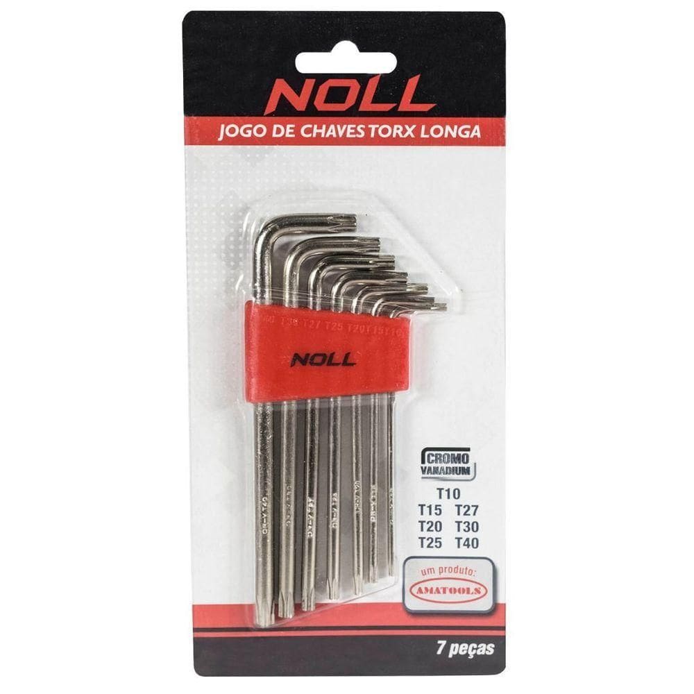 Jogo De Chaves Torx Longas - 7 Peças - Noll