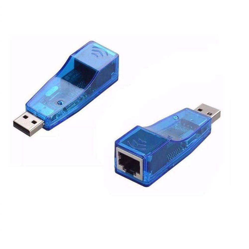 Placa Rede Usb Externa Rj45 Adaptador Lan Ethernet 10-100