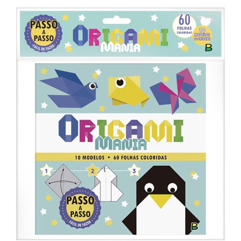 Livro Origami Mania - Manual Guia De Dobraduras Em Papel