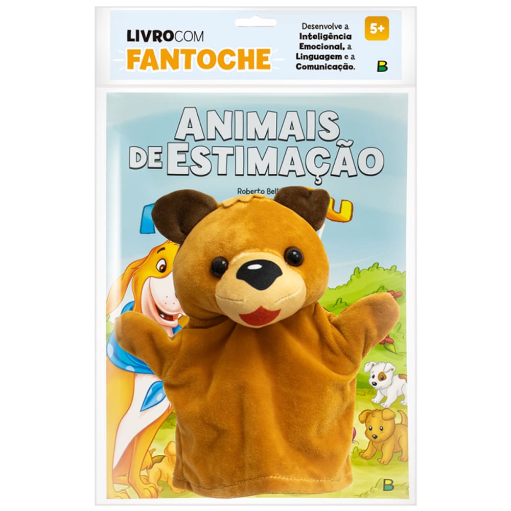 Livro Com Fantoche: Animais De Estimacao