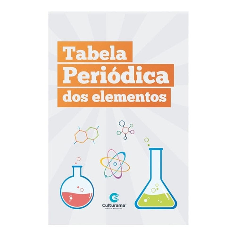 Tabela Periódica Dos Elementos - Editora Culturama