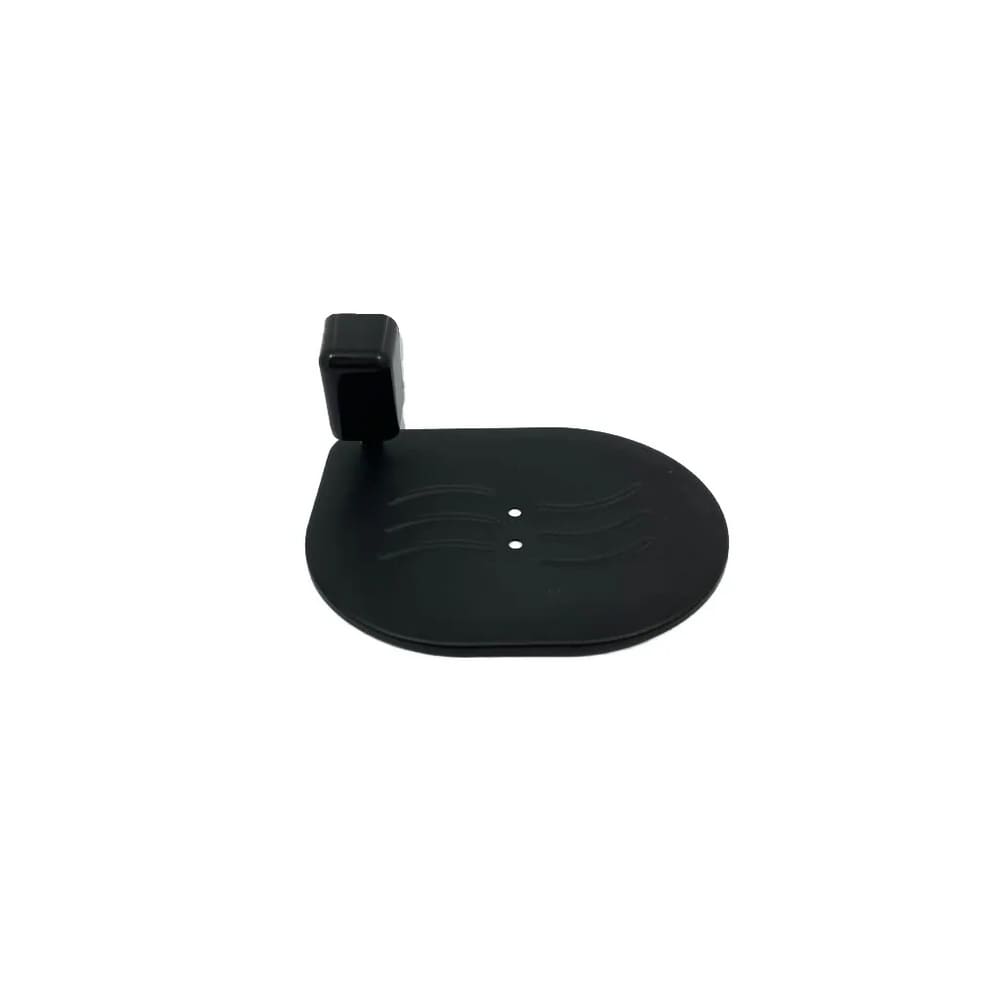 Saboneteira com Concha Linha Citta Black - Steel
