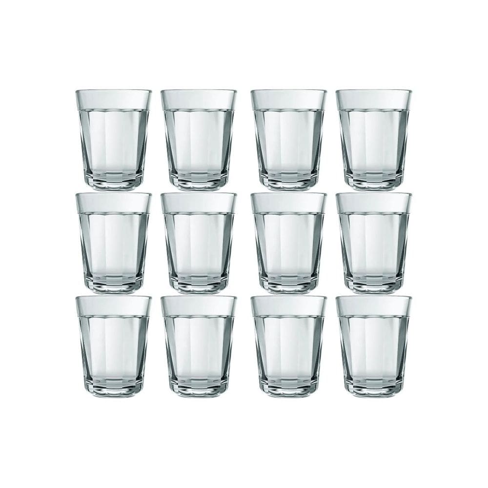 Jogo Copo Americano Dose Shot Tequila Licor 45ml Kit 12 Un