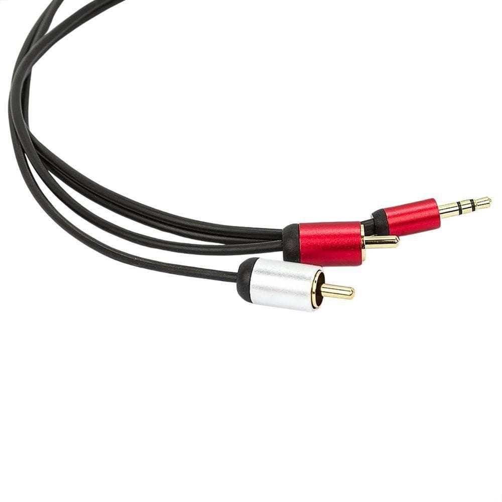 Cabo Conector P2 Estéreo Para Rca Profissional - 3 Metros