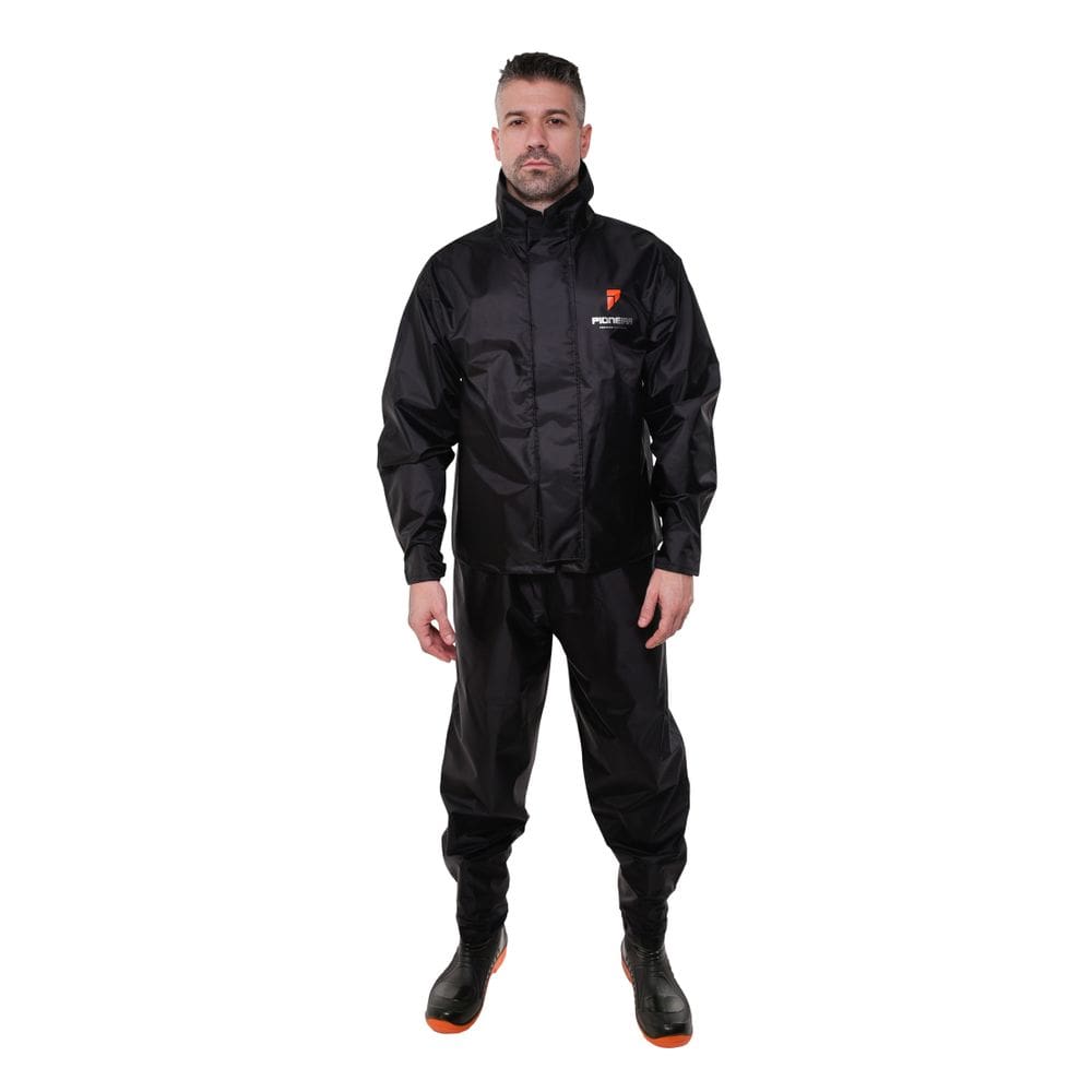 Conjunto Urban Capa de Chuva Impermeável com Gola Masculino Nylon Pioneira