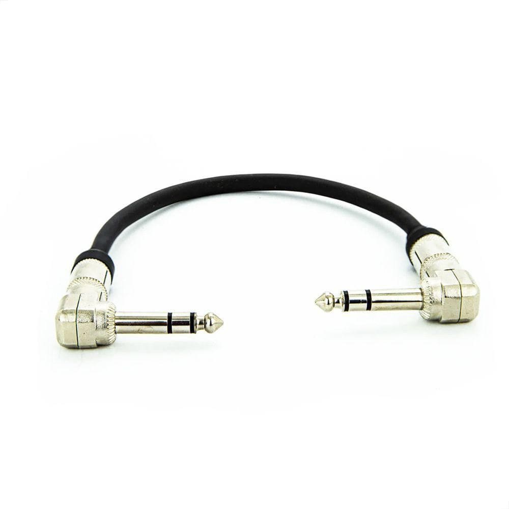 Cabo Adaptador P10 90º X P10 90º Estereo - 1,8 Metro