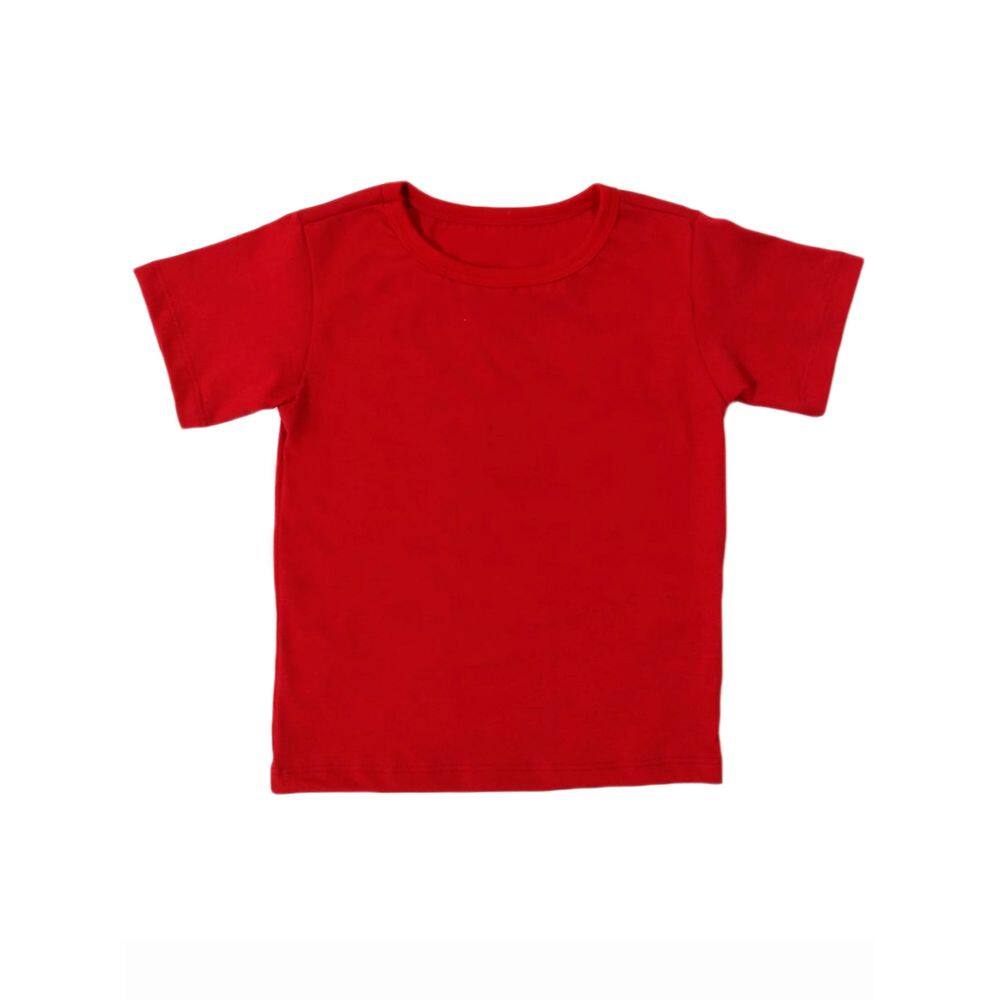 Camiseta Infantil Masculina Básica Lisa