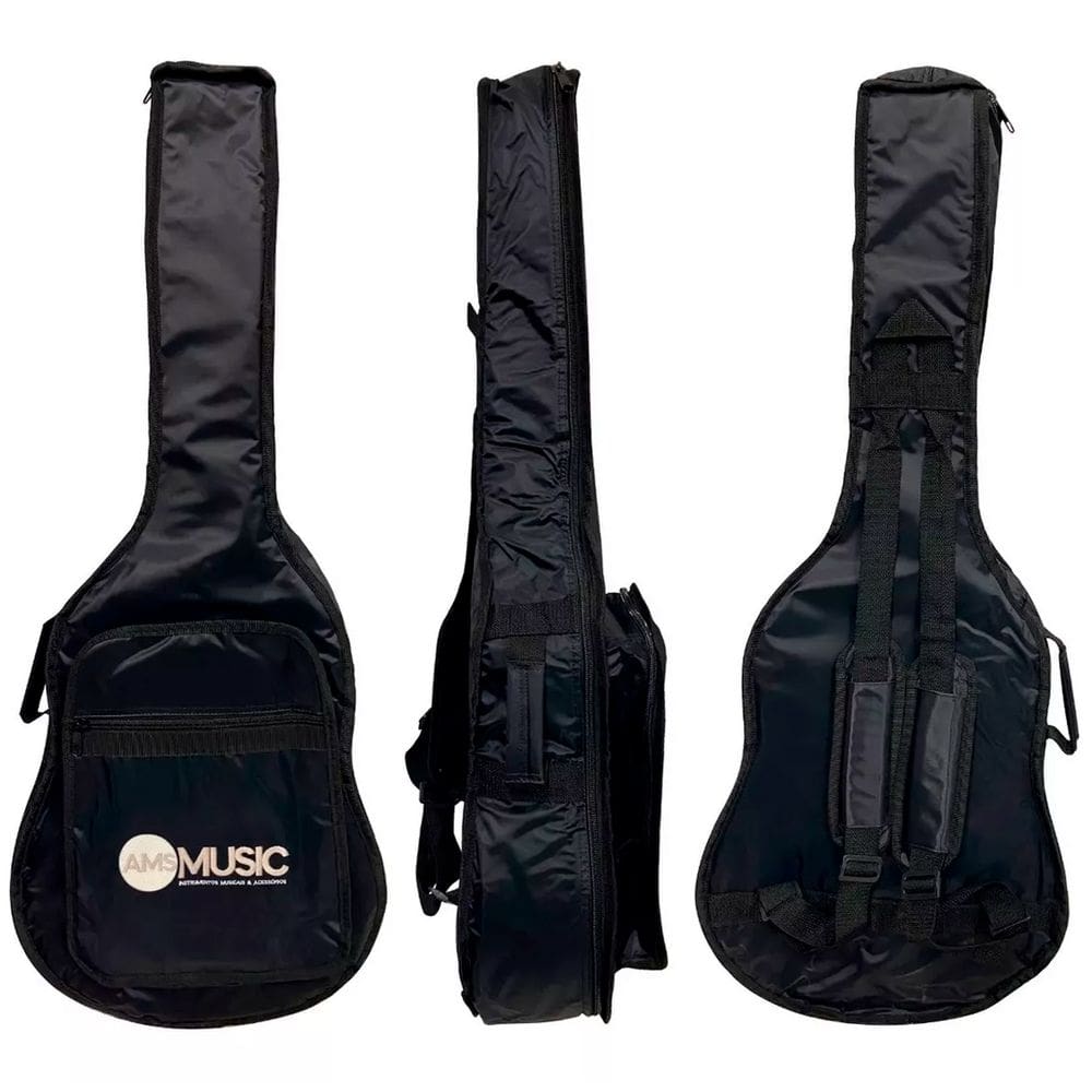 Capa Bag Almofadada Para Violão Cargo Impermeável Ny-70