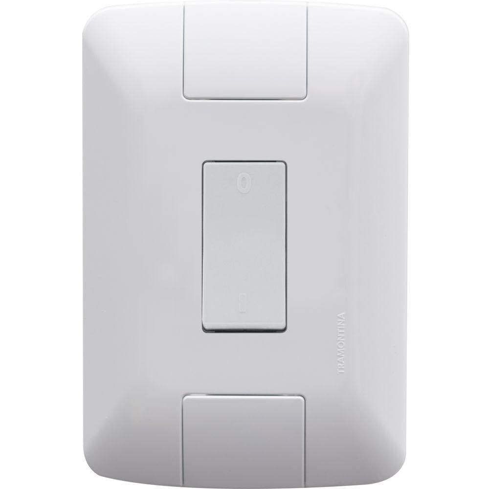 Kit 20 Conjunto 4x2 Com 1 Interruptor Bipolar Tramontina 10a