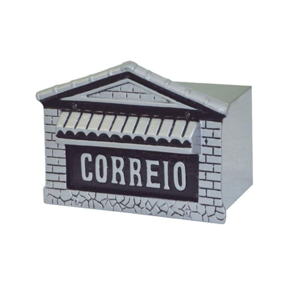 Caixa De Correio Para Cartas Colonial Inox Detras 15x25x12cm