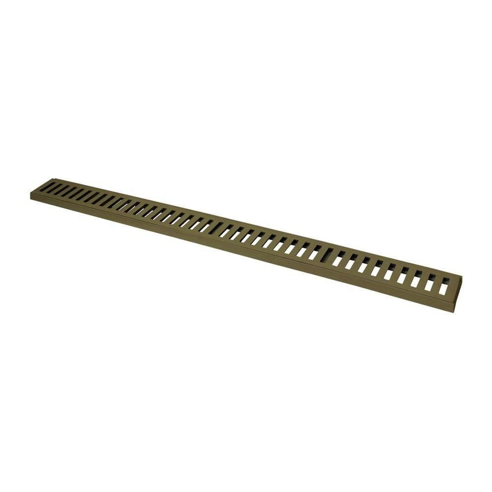 Ralo Grelha Linear Com Caixilho Em Alumínio Fendi 8x100cm
