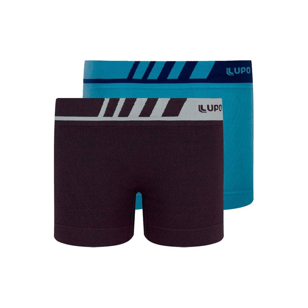 Kit com 2 Cuecas Infantil Boxer Lupinho 136-001