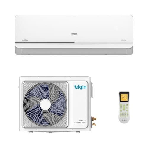 imagem-Ar Condicionado Hi Wall Inverter Elgin Eco Star 12.000 Btus Frio 127V R-32 - 110V