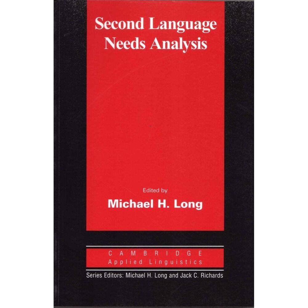 Second Language Needs Analysis