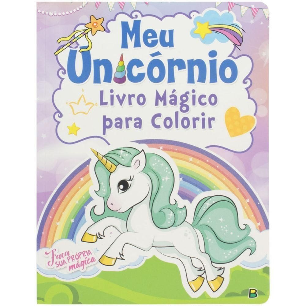 Livro Meu Unicórnio Mágico P- Colorir - Todolivro