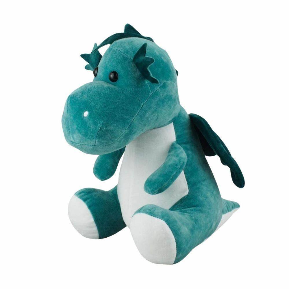 Dragão Verde Aquático Sentado 34cm Pelúcia