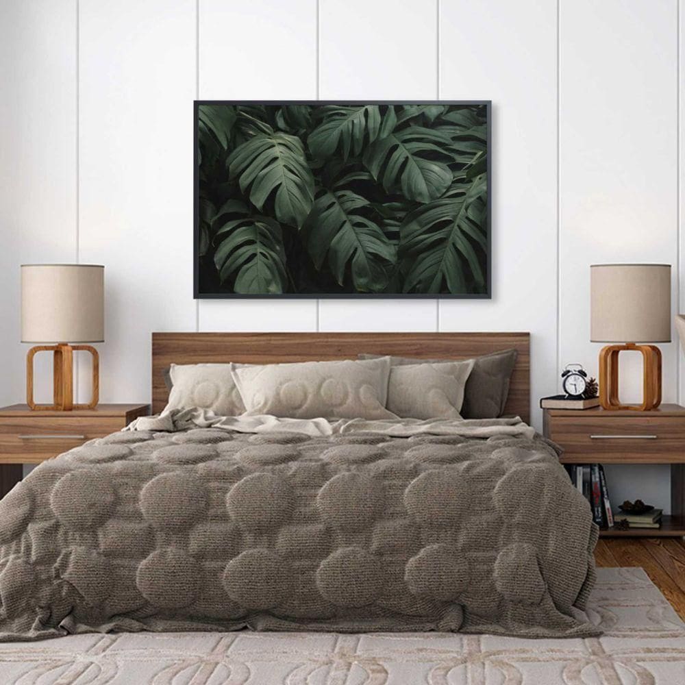 Quadro Folhas 120x80 Cm Adesivo Fotográfico