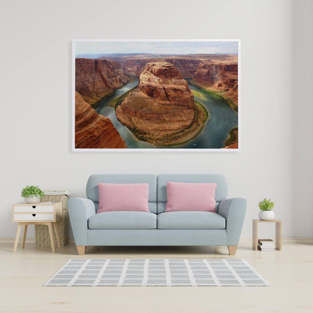 Quadro Horseshoe Bend Arizona 60x40 Cm Adesivo Fotográfico