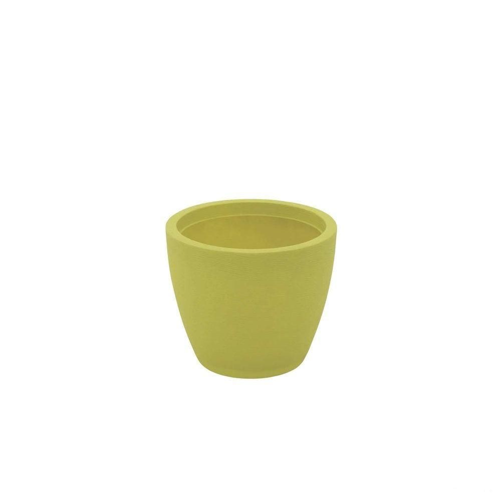 Vaso Com Prato Tramontina Asteca Eco 32 Cm Em Polietileno Bio-based Verde Tramontina