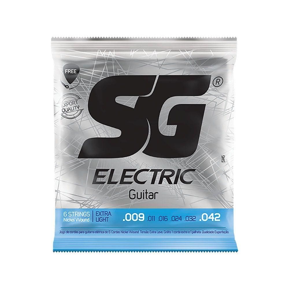 Encordoamento Sg P/ Guitarra Nickel Light 9/42 - Ec0212
