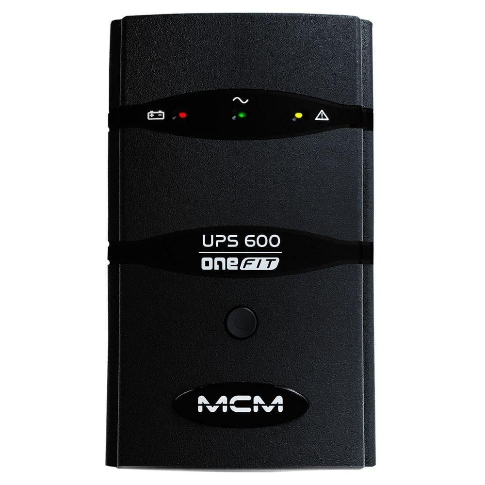 Nobreak Mcm 600va, Ups 600 One Fit, Entrada Bivolt, Saída 115v, 4 Tomadas, 1x Bat. 12v-5ah - Ups0266