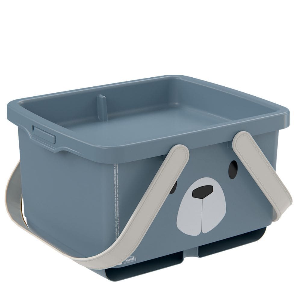 Caixa organizadora porta fraldas com alça urso Plasutil ref. 16644