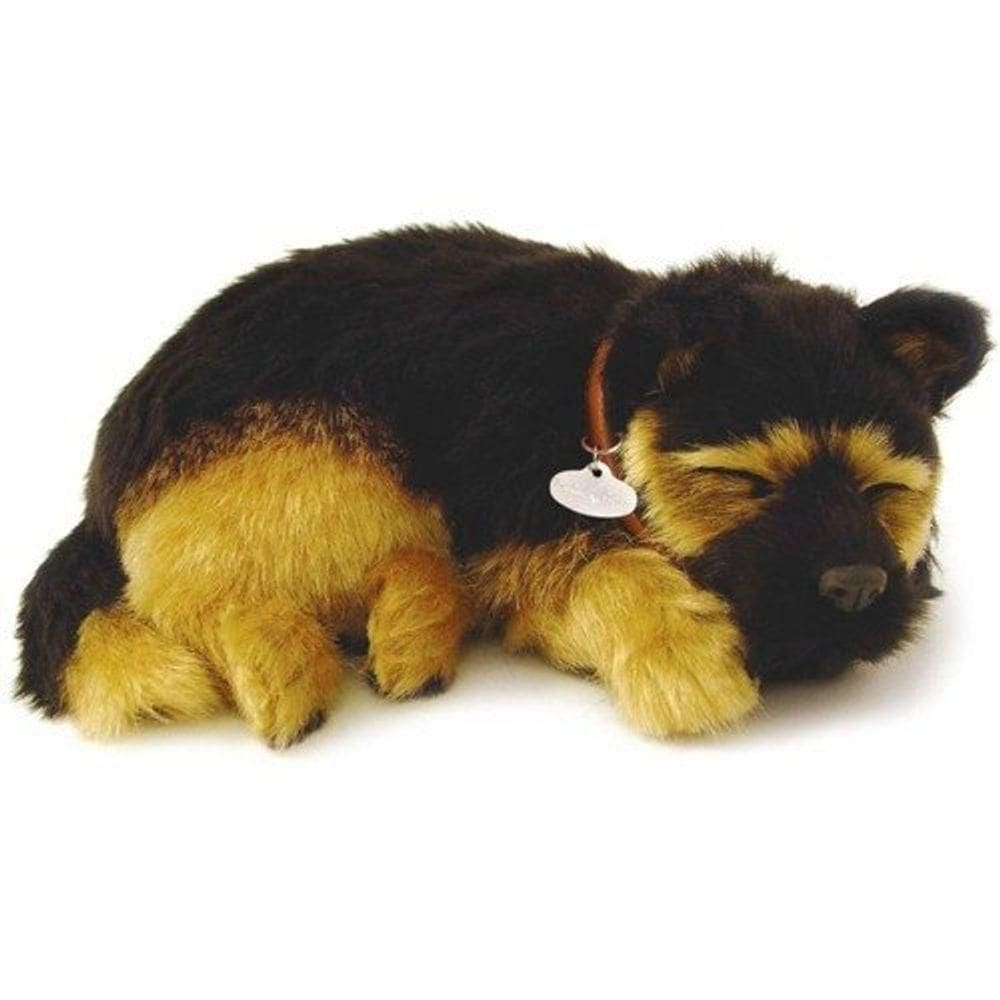 Brinquedo De Pelúcia Que Respira Perfect Petzzz Acompanha Pilha Pastor Alemão