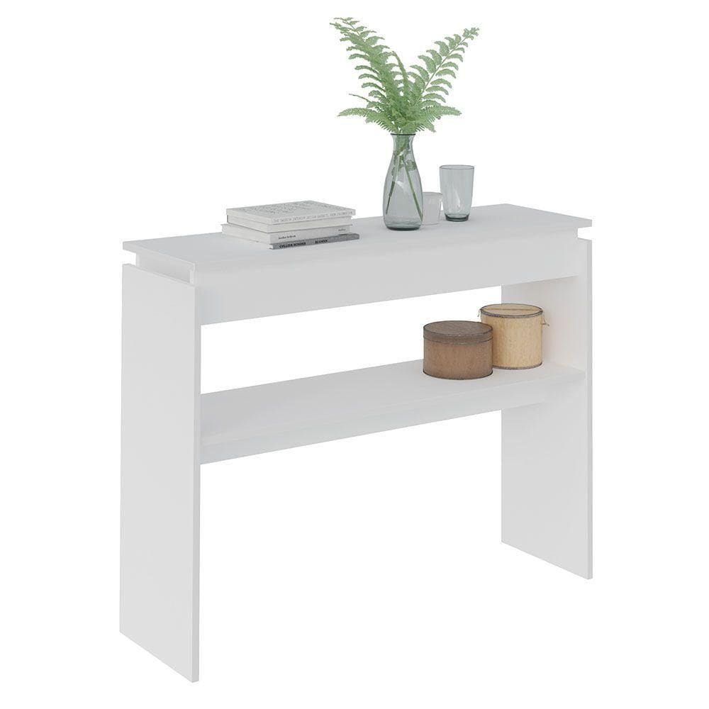 Aparador Para Sala Creta Branco Com 1 Prateleira - Artely