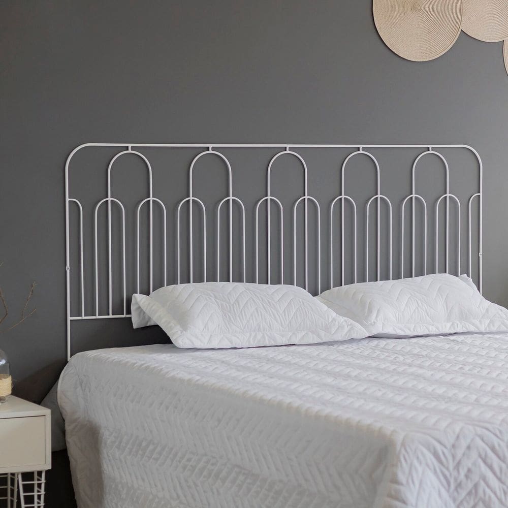 Cabeceira para Cama Aramada Triunfo - Queen Branco