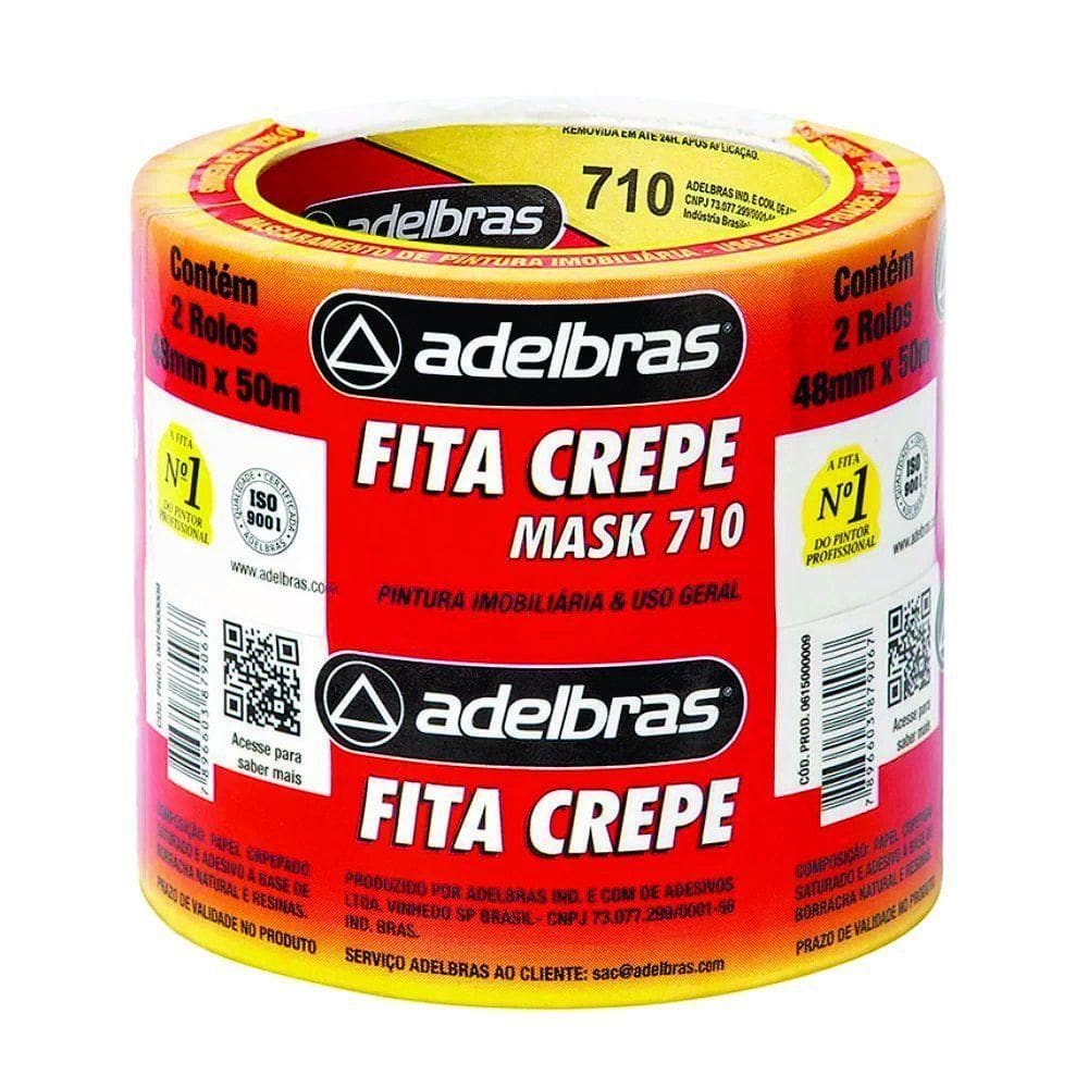 Fita Crepe 48x50 C2 Adelbras Ref 067