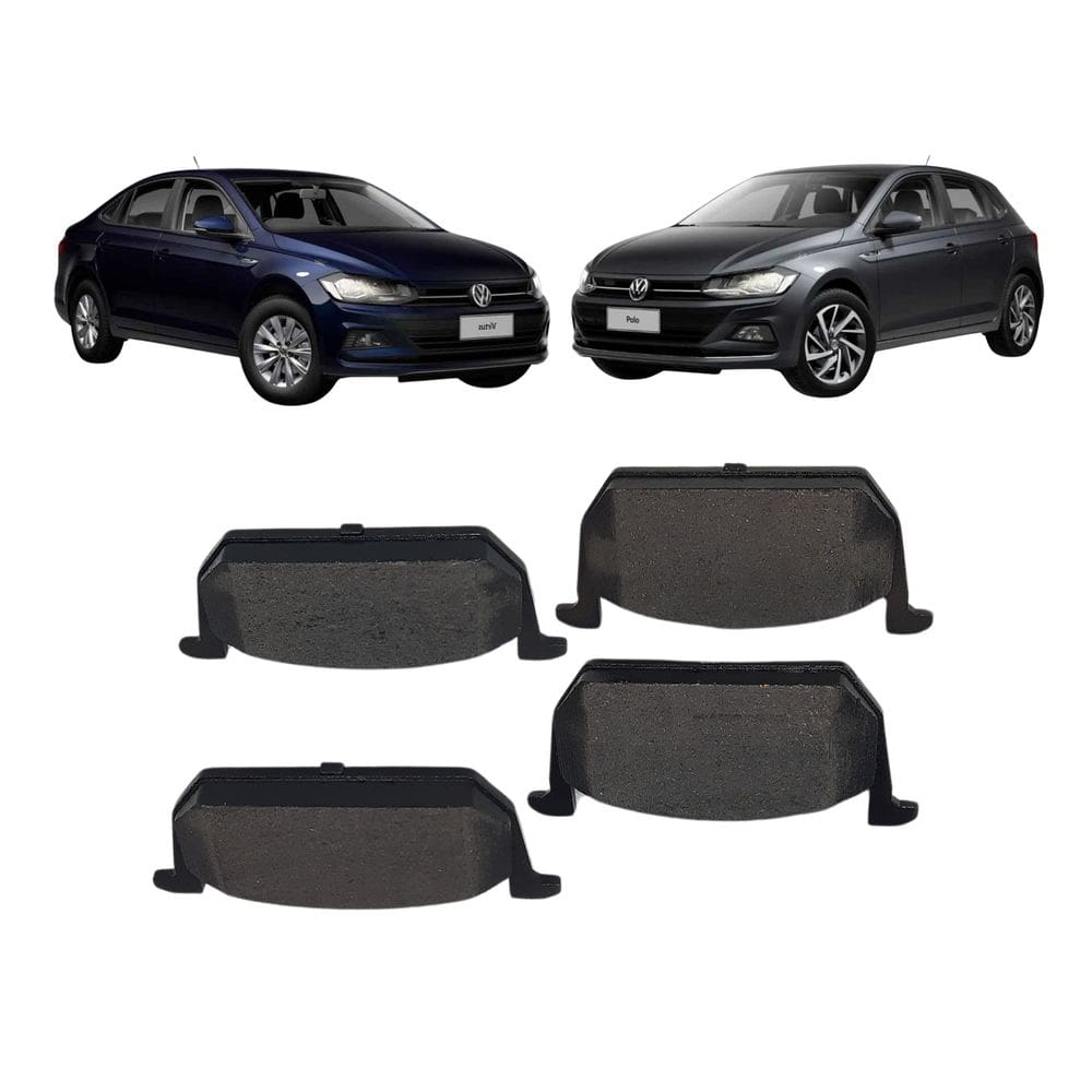 Pastilha de Freio T-Cross Comfortline 200 TSI EA211 1.0L 12V Dohc L3 2019 A 2024 Fras-le Dianteira