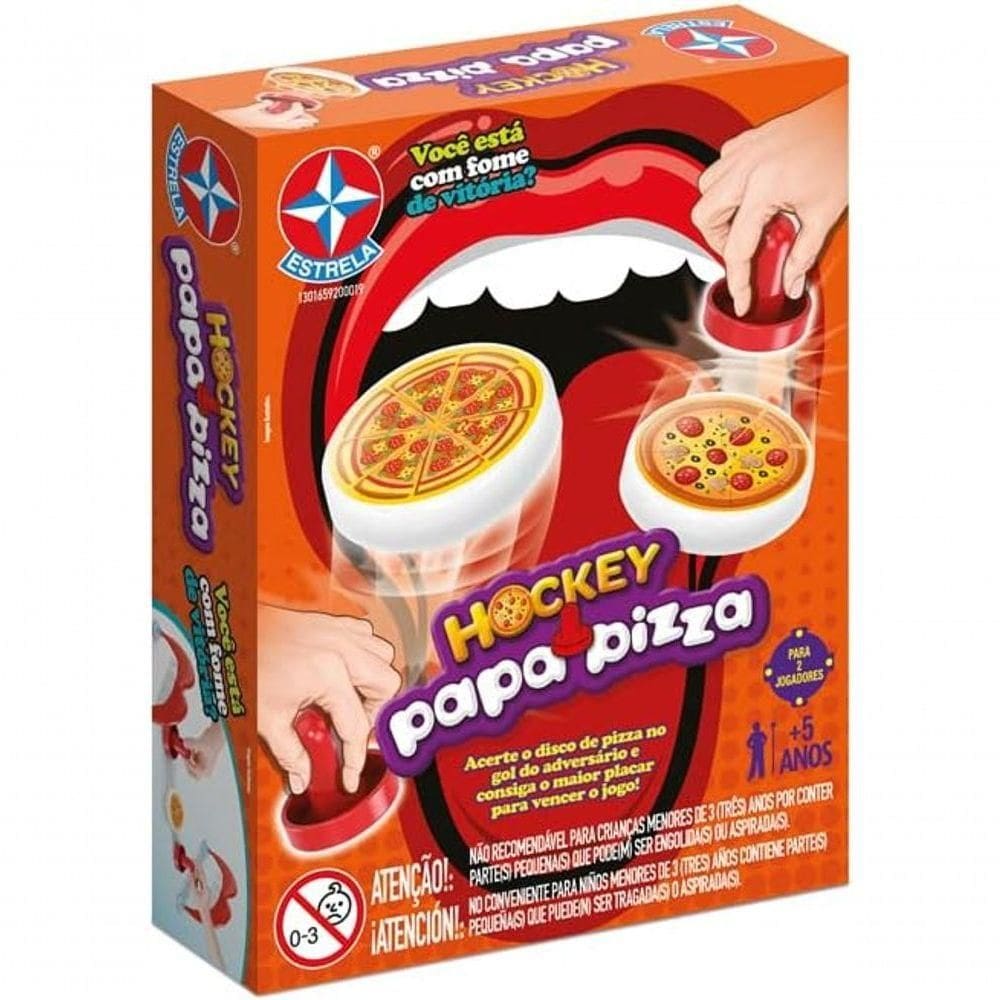 Jogo Hockey Papa Pizza - Estrela