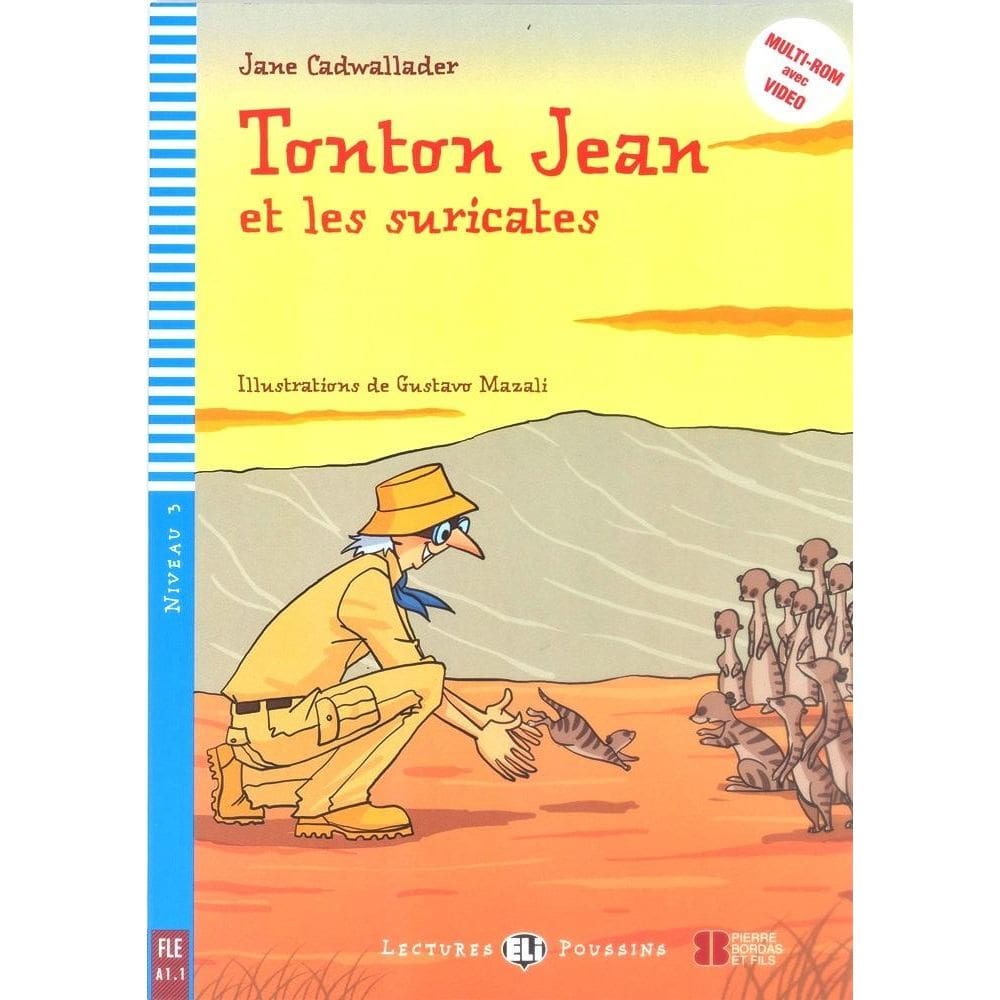 Tonton Jean Et Les Suricates - Hub Lectures Poussins - Niveau 3 - Livre Avec CD Audio