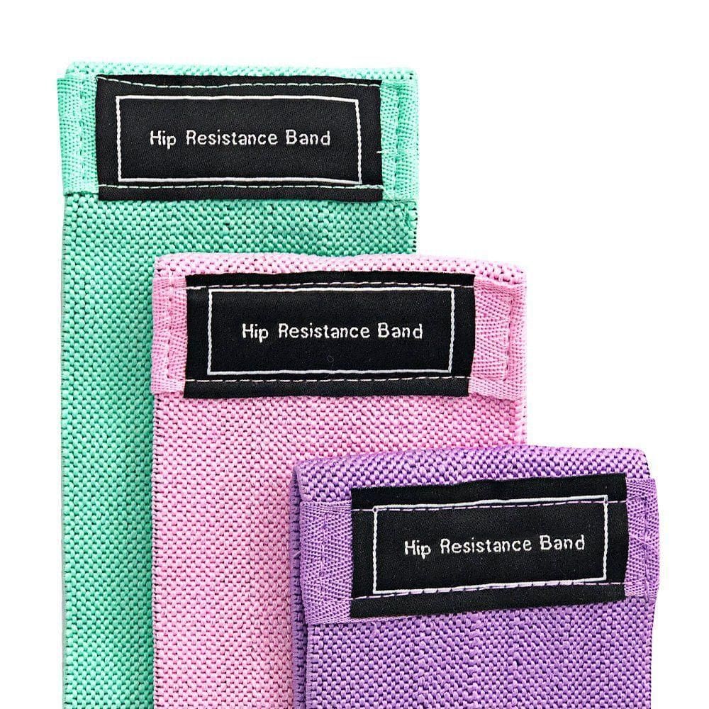 Kit De 3 Faixas Elásticas Para Exercícios Com 3 Níveis De Resistência