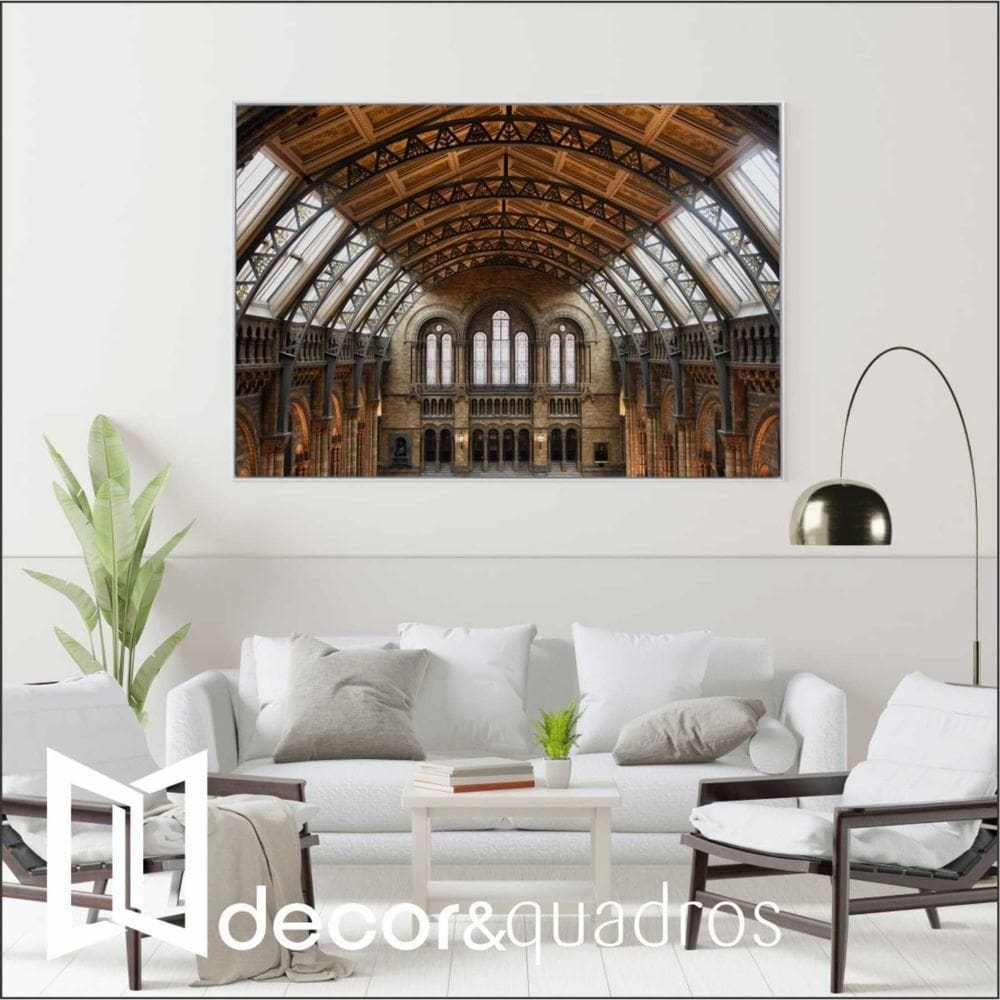 Quadro Arquitetura Arcos 60x40 Cm Adesivo Fotográfico