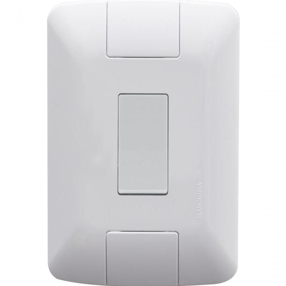 Kit 8 Conj 4x2 Interruptor Simples Tramontina 6a 250v