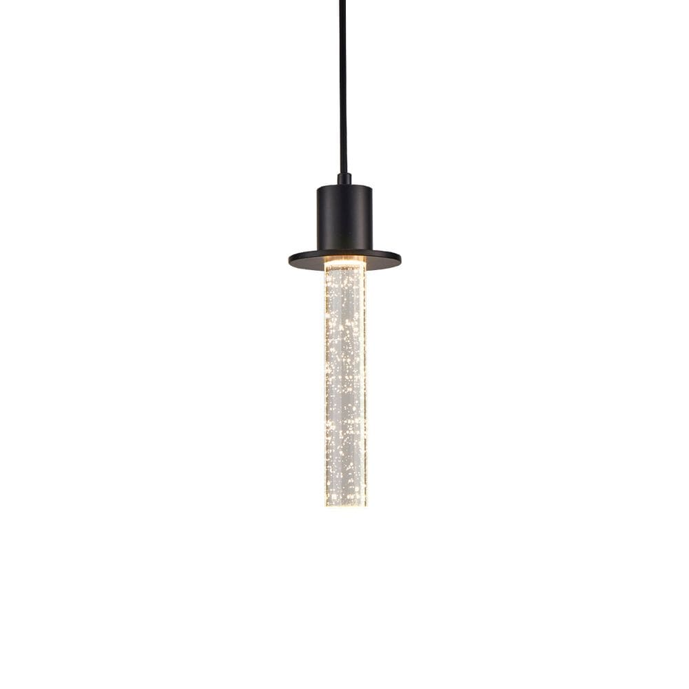 Lustre Pendente Nordecor Kalu 2767 Preto Led Bivolt