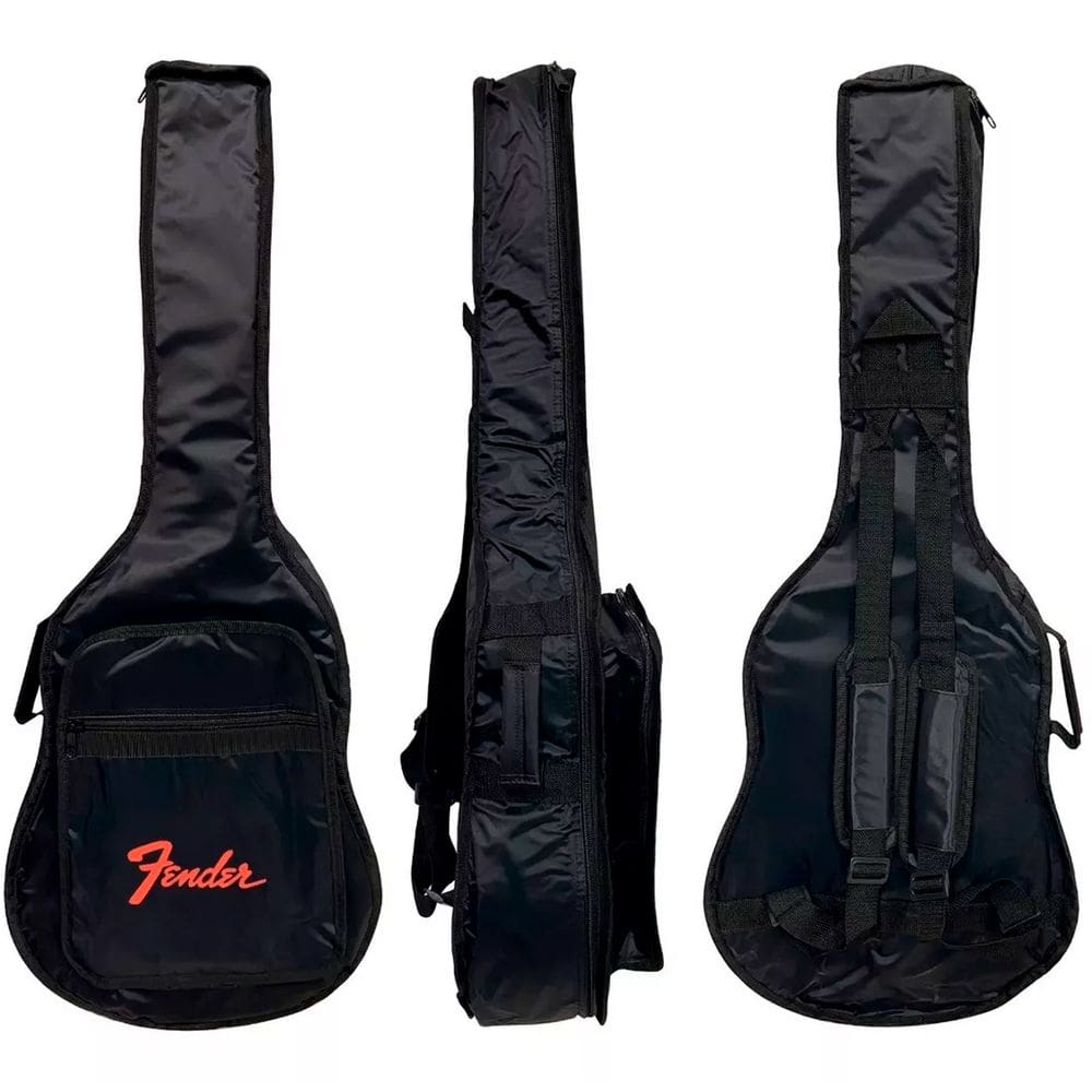 Capa Bag Almofadada Para Violão Fender Cargo Impermeável