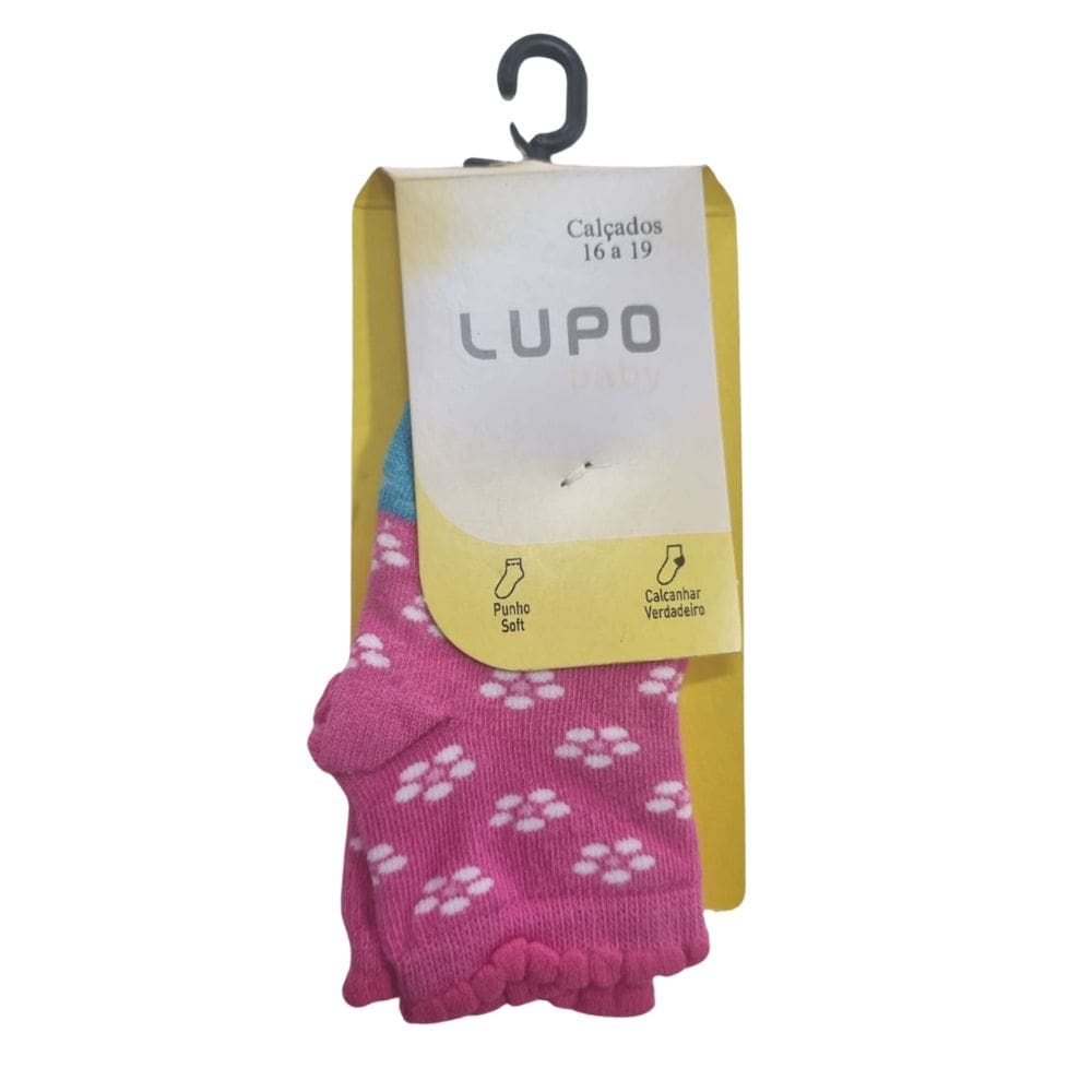 Meia Infantil Lupo Baby Feminina Menina Estampada