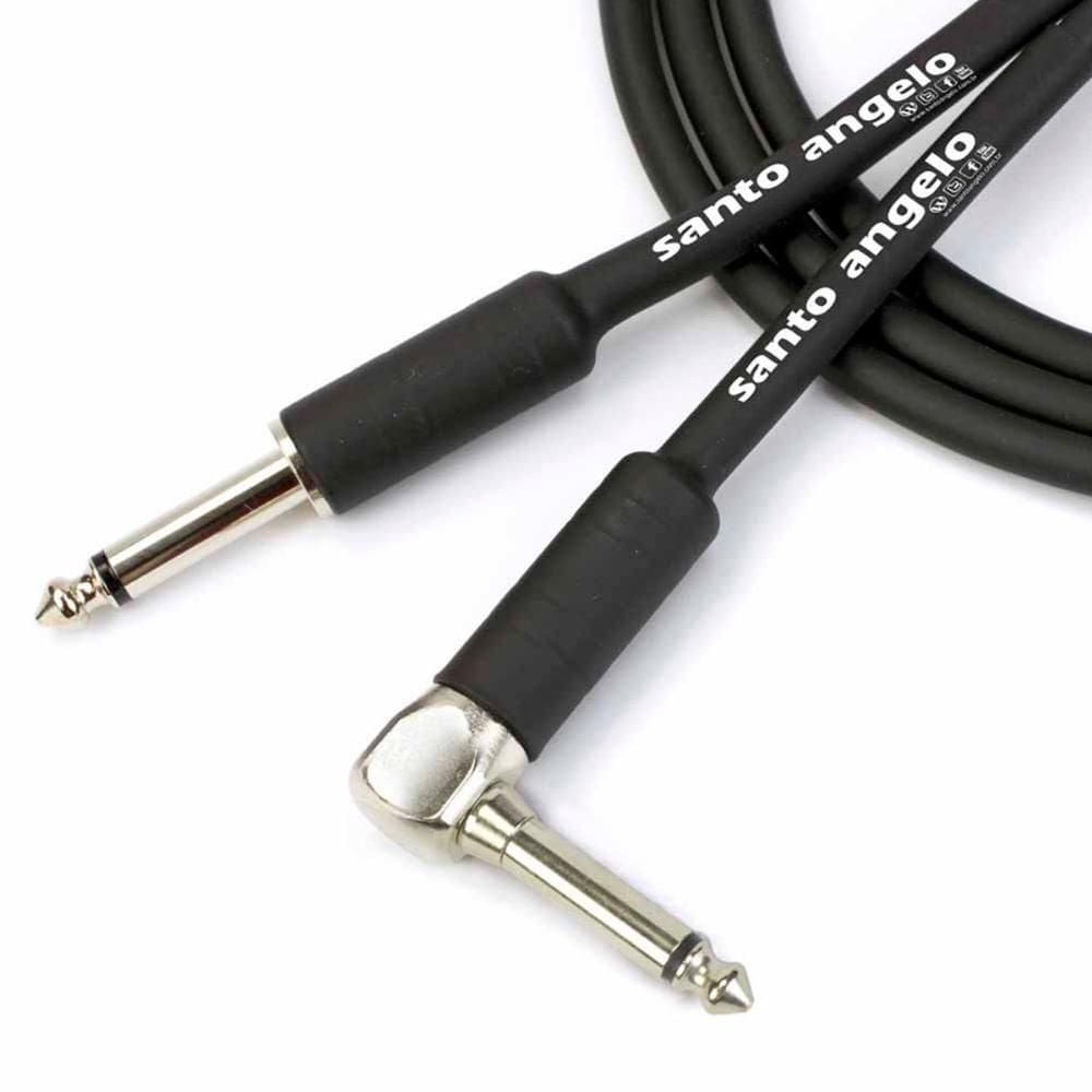 Cabo De Guitarra Angel 0,30Mm Conector P10/P10 90º 25Ft 7,62