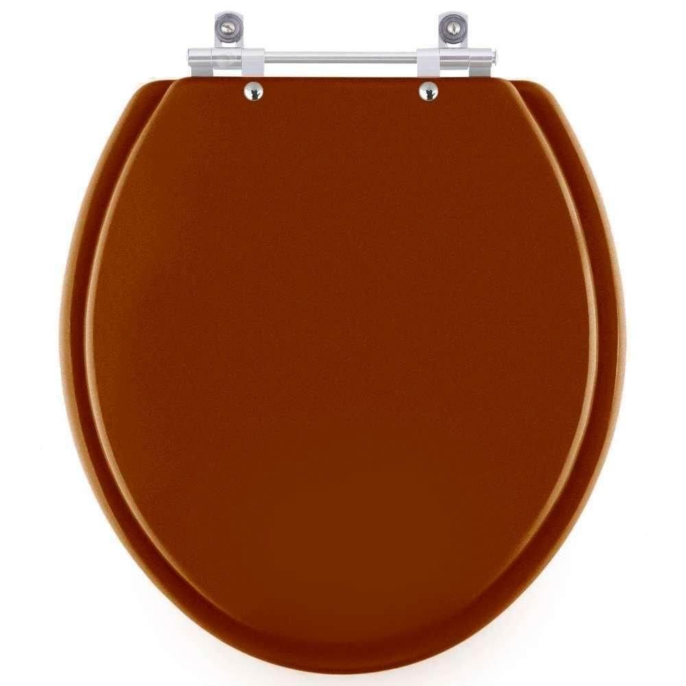 Assento Sanitário Convencional - Oval Caramelo Para Vaso Deca